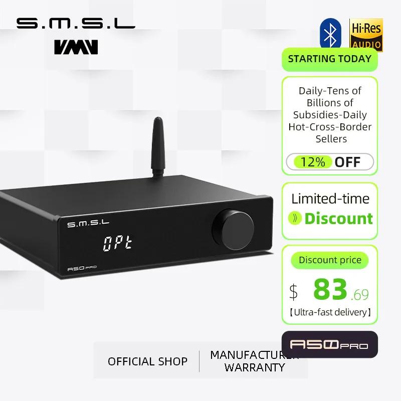 SMSL A50PRO Ŀ , нú   Ŀ  ο н , MA12070P * 2,  5.0, HDMI ARC, 70W * 2